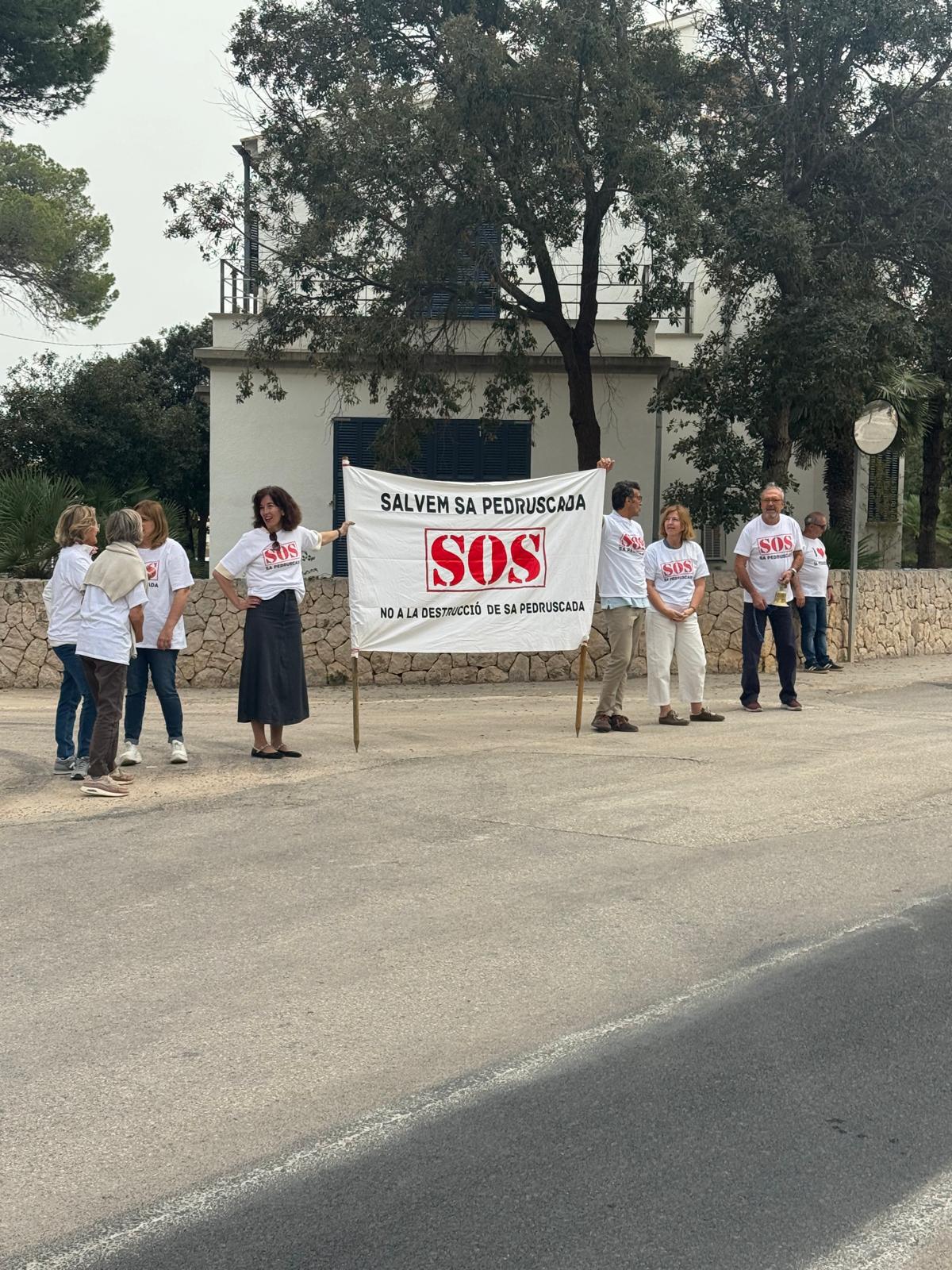 Manifestación vecinal Salvem Sa Pedruscada